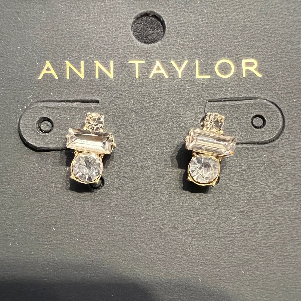 Ann Taylor rhinestone earrings